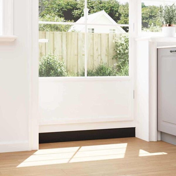 vidaXL Sj&aacute;lfklemmdu hur&eth;arbrosseglin 2 pcs Svartur 100 cm &Aacute;lblenda