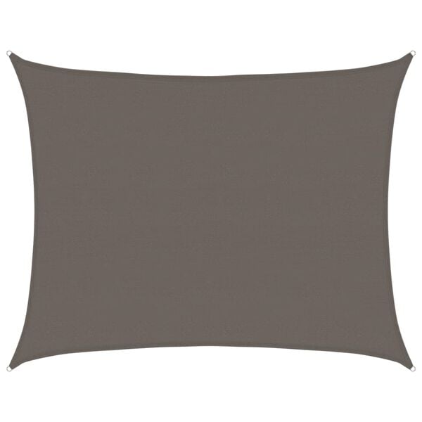 vidaXL S&oacute;lskyggni Segl 160 g/m&sup2; Reykgr&aacute;tt 6x8 m HDPE