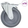 vidaXL Sn&uacute;ningshj&oacute;l me&eth; Boltagati 16 stk. 125 mm