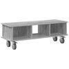 vidaXL Sj&oacute;nvarpsstandur Gr&aacute;r Sonoma 100 x 35 x 35 cm Samsettur vi&eth;ur