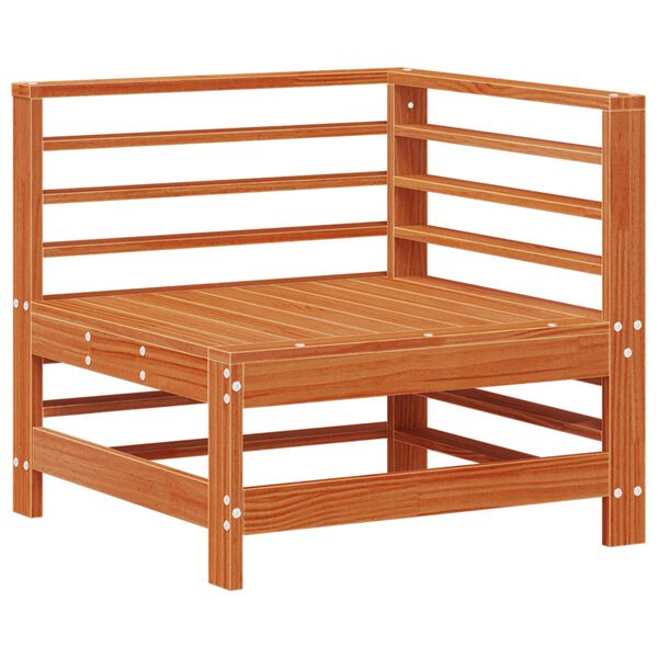 vidaXL Gar&eth;horn s&oacute;fi Mass&iacute;ft furuvi&eth; VaxBr&uacute;nn