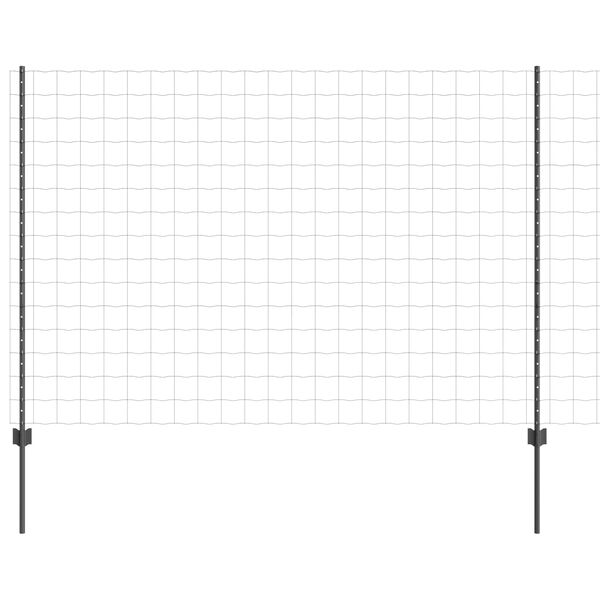 vidaXL Gir&eth;ing me&eth; p&oacute;st Gr&aacute;r 1,5 x 10 m St&aacute;l