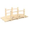 vidaXL Gar&eth;br&uacute; me&eth; Handri&eth;um 150x67x56 cm Gegnheilt Vi&eth;argreni