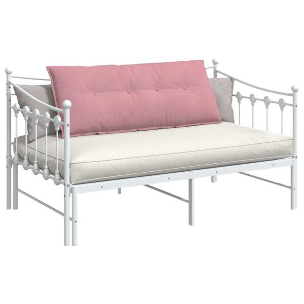 vidaXL Bakp&uacute;&eth;i Bleikur 120 x 50 cm Korduroy efni