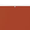 vidaXL Lóðrétt Sóltjald Leirbrúnt 140x360 cm Oxfordefni