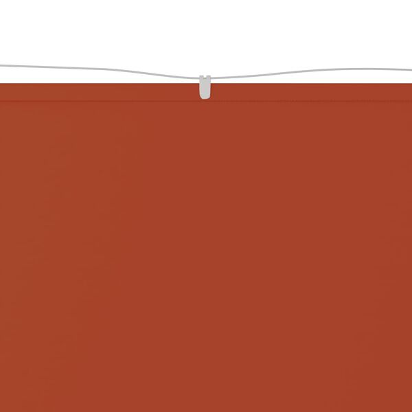 vidaXL Lóðrétt Sóltjald Leirbrúnt 140x360 cm Oxfordefni