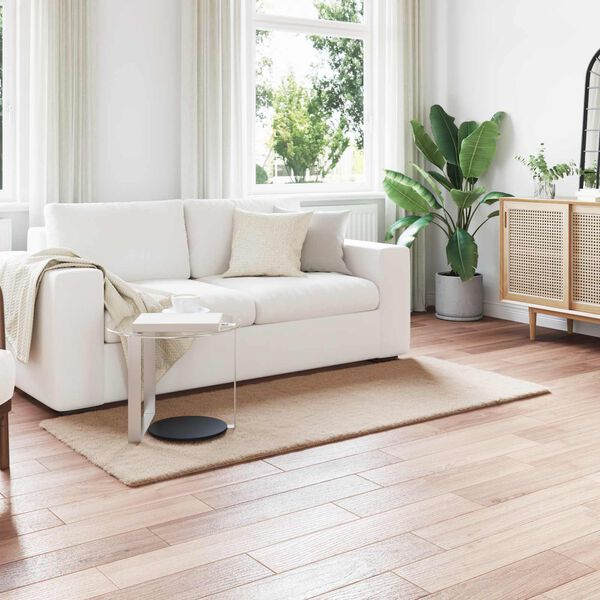 vidaXL Gervikaninufellsd&uacute;kur Olite M&oacute;gr&aacute;r 100 x 200 cm P&oacute;l&yacute;ester