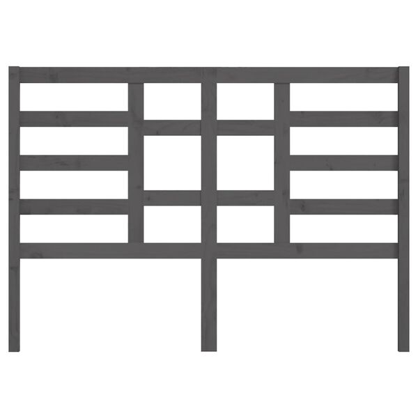 vidaXL H&ouml;f&eth;agafl fyrir R&uacute;m Gr&aacute;r 156x4x104 cm Gegnheil Fura