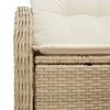 vidaXL Gar&eth;as&oacute;fi Drapplita&eth;ur 121 x 62 x 69 cm p&oacute;l&yacute;rattan