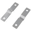 vidaXL Strikplata 2 pcs Silfur 50 x 10 x 1,2 mm J&aacute;rn