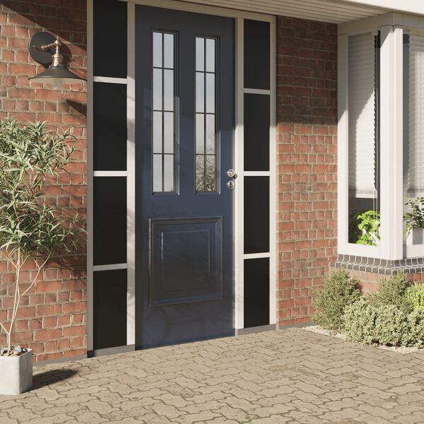 vidaXL Gluggafilma Sv&ouml;rt Hr&iacute;mu&eth; 60x2000 cm PVC