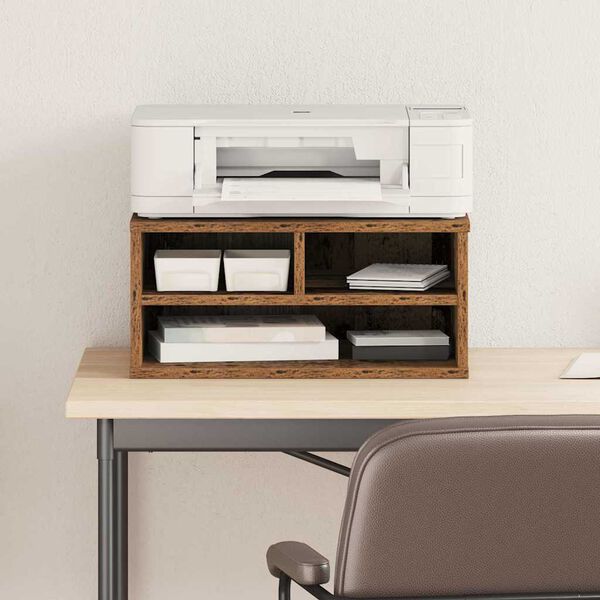 vidaXL Prentara standur Gamalt viður 49 x 40 x 22.5 cm Samsettur viður