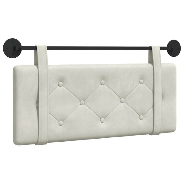 vidaXL Hengisk&aacute;li Vegghengt Rj&oacute;malitur 110 x 55 x 5 cm Flauel