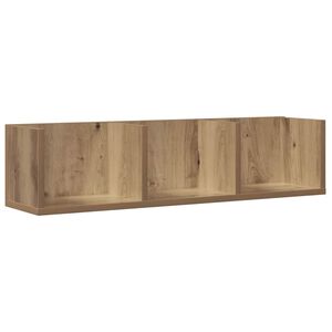 vidaXL CD Wall Shelf Handverks eik 75x18x18 cm Chipboard