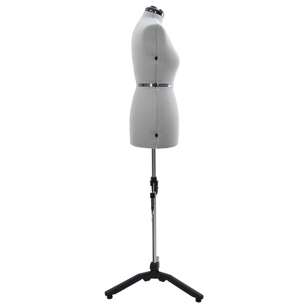 vidaXL A&eth;l&ouml;gunarh&aelig;f kj&oacute;l forma kvenna Gr&aacute;r m Flauel