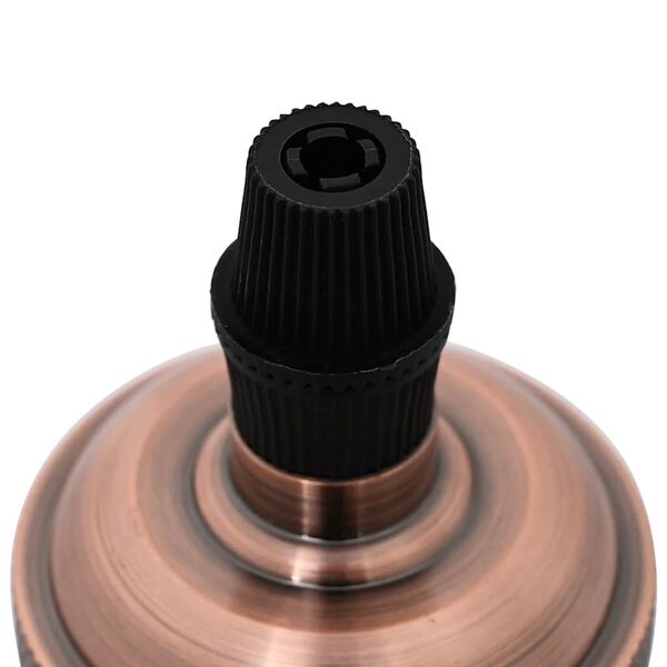 vidaXL lampahaldarar 2 stk Red Bronze E27