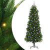 vidaXL J&oacute;latr&eacute; me&eth; 300 LED me&eth; standi Gr&aelig;nn 240 cm PE