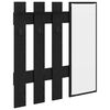 vidaXL Vegghengt fatahengi Vegghengt Svartur Eik 100 x 10 x 100 cm