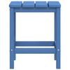 vidaXL Adirondack Garðstólar með Borði HDPE Sæbláir