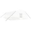 vidaXL Gr&oacute;&eth;urh&uacute;s me&eth; St&aacute;lgrind Hv&iacute;tt 60 m&sup2; 10x6x2,85 m