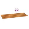 vidaXL &THORN;akpl&ouml;tur 36 stk. Ry&eth;litur 100x44 cm Corten St&aacute;l