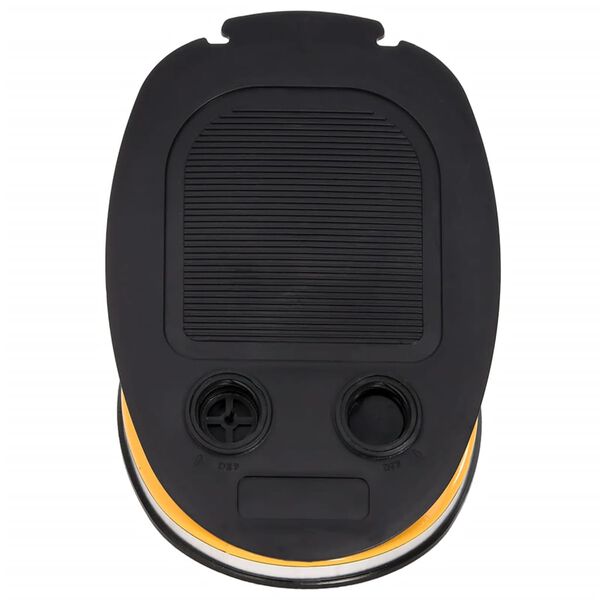 vidaXL F&oacute;tpumpa 26x18 cm PP og PE Gr&aacute; og Gul