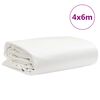 vidaXL Segld&uacute;kur Hv&iacute;tur 4x6 m 650 g/m&sup2;