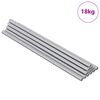 vidaXL &THORN;r&yacute;stistangir 600 pcs Silfur St&aacute;l