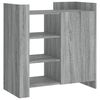 vidaXL Skenkur Gr&aacute;r Sonoma 73,5x35x75 cm Samsettur Vi&eth;ur