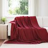vidaXL &THORN;eppi 24 pcs Bordeaux Rau&eth;ur 270 x 240 cm Fl&iacute;s
