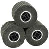 vidaXL Sandpappav&eacute;lar 3 pcs Svartur 12 x 12 x 10 cm Gervitrefjar