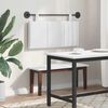 vidaXL Hengisk&aacute;li Vegghengt Randir Hv&iacute;t 90 x 55 x 5 cm d&uacute;kur