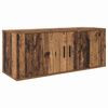 vidaXL Vegghengdur sj&oacute;nvarpssk&aacute;pur Gamall vi&eth;ur 100 x 34,5 x 40 cm