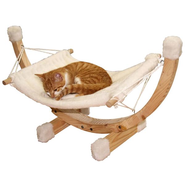 415653 Kerbl Cat Hammock "Siesta" White 82591