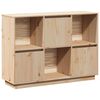 vidaXL Skenkur 110,5x35x80 cm Gegnheil Fura