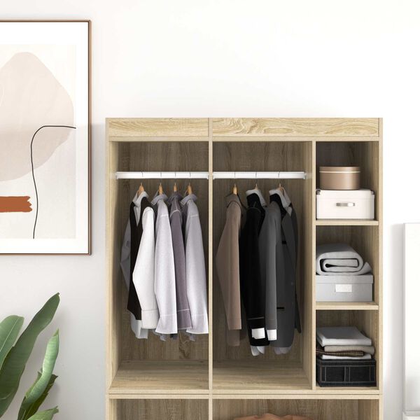 vidaXL Sk&aacute;pstangir 12 pcs Silfur 764 x 15 x 29 mm &Aacute;lblenda