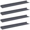 vidaXL Flj&oacute;tandi skrifbor&eth; 4 pcs Antras&iacute;t 60 x 8,5 x 2,5 cm St&aacute;l