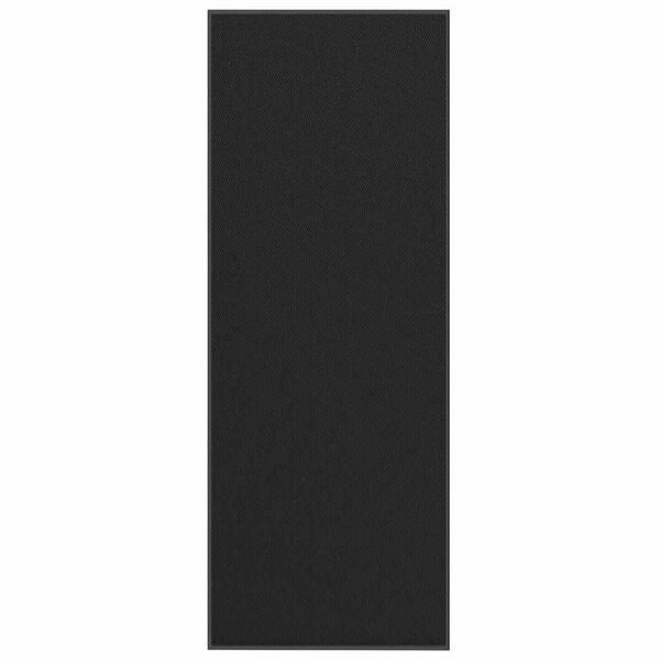 vidaXL Dyramotta Svart 115x300 cm