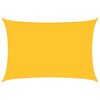 vidaXL Skyggnid&uacute;kur Segl 160 g/m&sup2; R&eacute;tthyrnd Gult 5x7 m HDPE