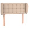 vidaXL H&ouml;f&eth;agafl me&eth; Eyrum Cappuccino 103x23x78/88 cm Gervile&eth;ur