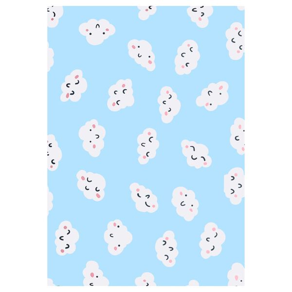 vidaXL Mynstruð Motta Marglituð 160x230 cm Efni