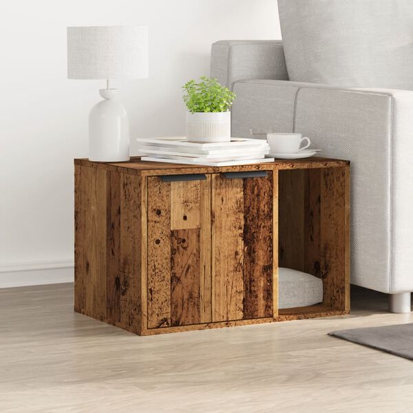 vidaXL kattasandskassi Viðarlitur 60x40x40 cm Samsettur Viður