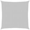 vidaXL S&oacute;lskyggnisegl Lj&oacute;sgr&aacute;tt 3,6x3,6 m 100% P&oacute;l&yacute;ester Oxford