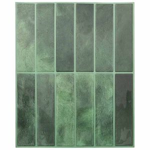 vidaXL R&eacute;ttanglar fl&iacute;s 10 pcs D&ouml;kkgr&aelig;n 29 x 23 x 0,08 cm