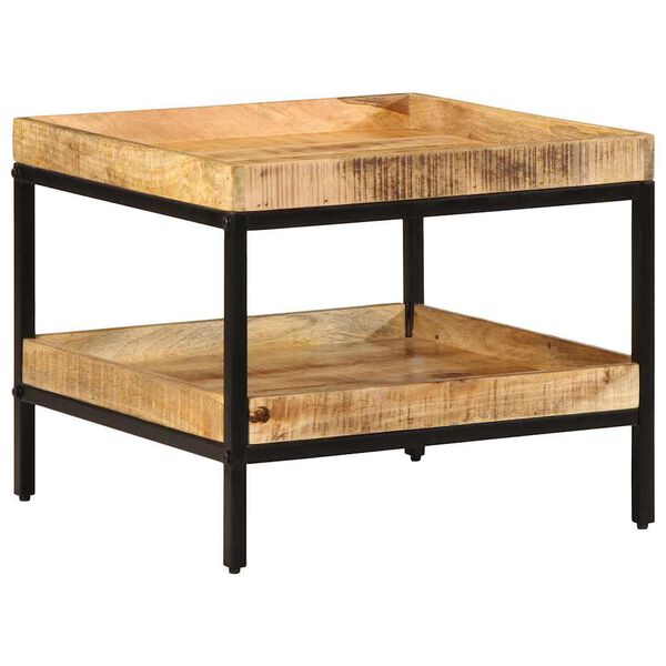 vidaXL Hli&eth;arbor&eth; me&eth; hillu Br&uacute;nn 55 x 55 x 45 cm Hart mang&oacute;tr&eacute;