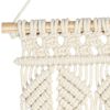 vidaXL Macrame Vegghengi 40x80 cm Bómull