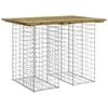 vidaXL gar&eth;bor&eth; &uacute;r gabion-h&ouml;nnun 100x70x72 cm gegndreyptum furuvi&eth;i