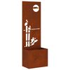 vidaXL Gar&eth;s b&uacute;na&eth; skj&aacute;r &Uacute;tskur&eth;ur Rusty 50 x 32 x 150 cm Ve&eth;ra&eth; st&aacute;l