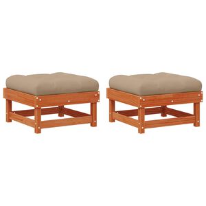 vidaXL Gar&eth;f&aelig;tur Mass&iacute;ft furuvi&eth; VaxBr&uacute;nn