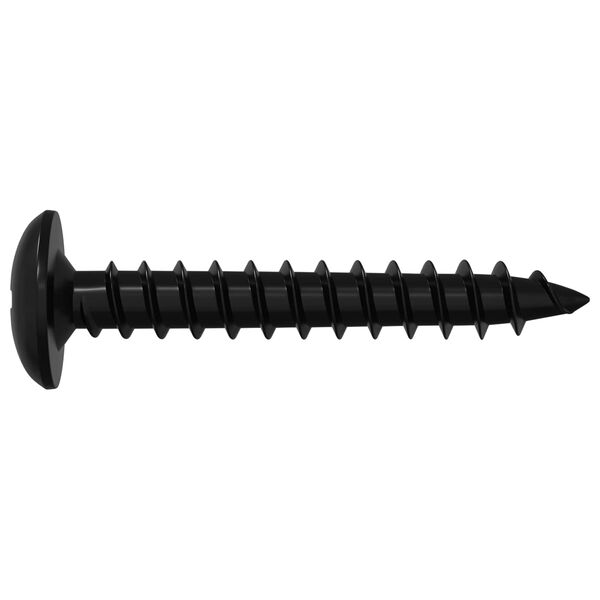 vidaXL Sj&aacute;lfvirkur Nagli 2 pcs Svartur 4 x 25 mm St&aacute;l